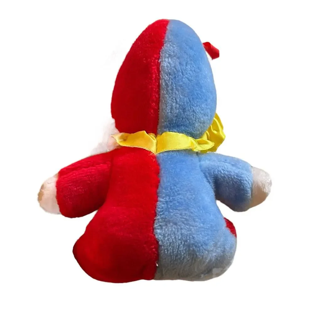 Vintage 1982 Amtoy Baby Soft Touch Clown Plush Chimes Rattle 12